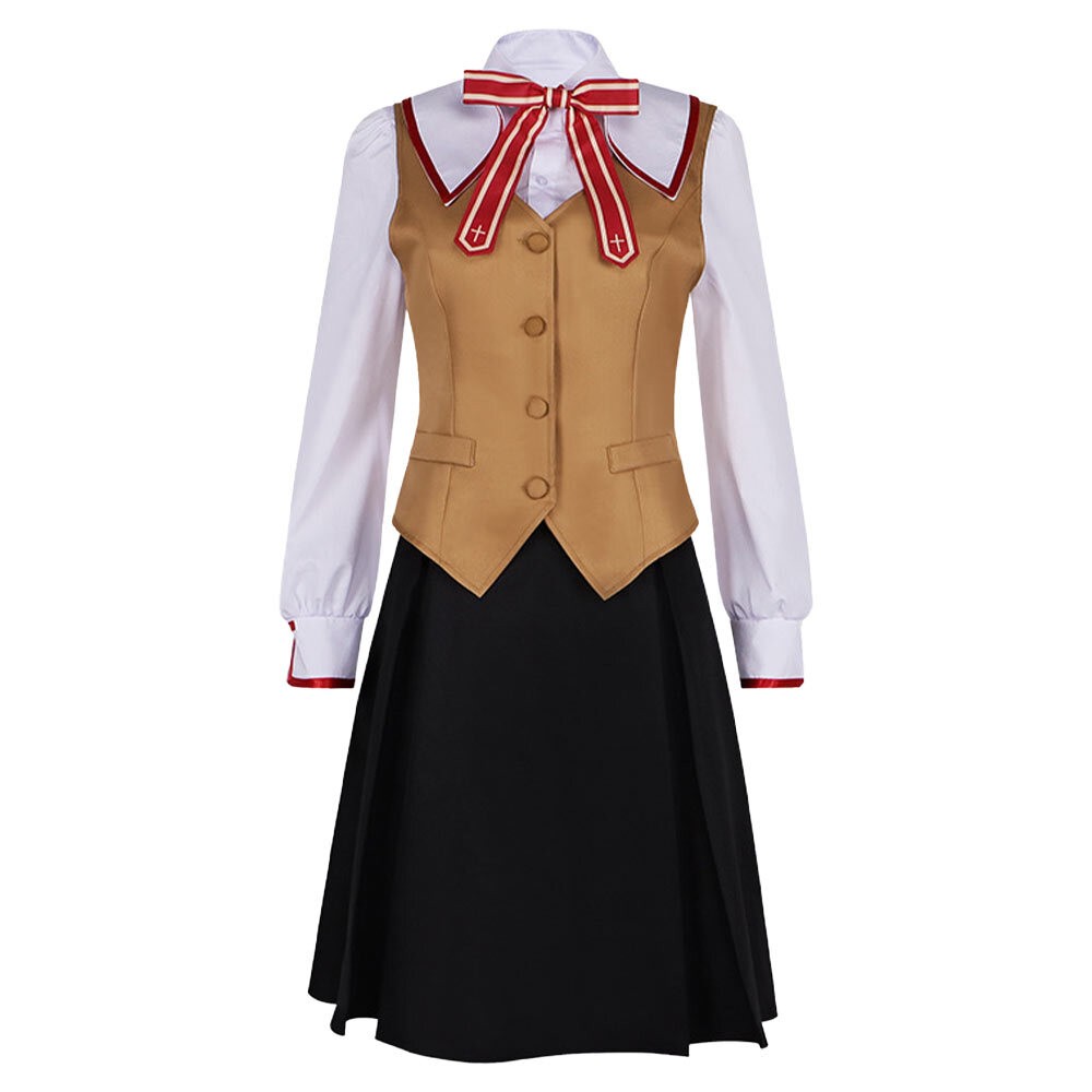 Fate/Stay Night Tohsaka Rin JK School Uniform Party Cosplay Costume Halloween Carnival Outfit