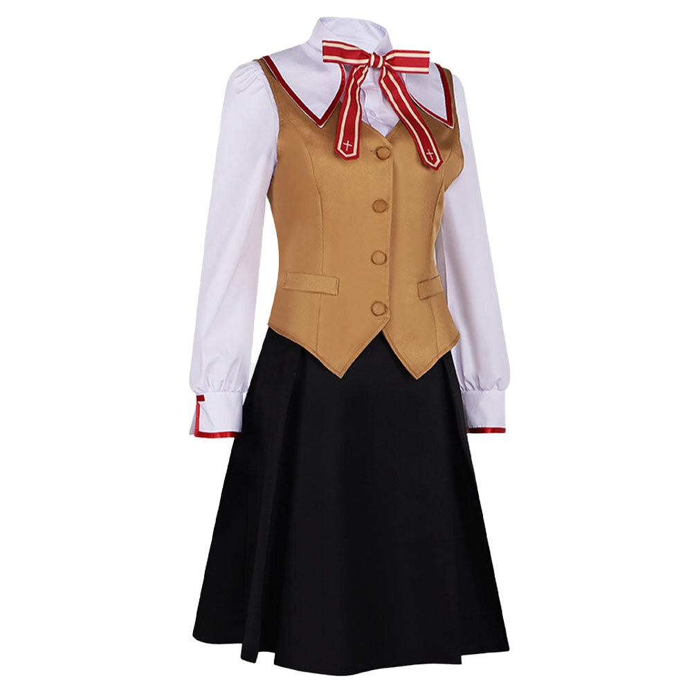 Fate/Stay Night Tohsaka Rin JK School Uniform Party Cosplay Costume Halloween Carnival Outfit