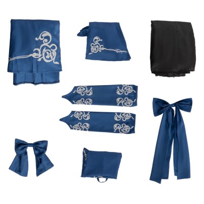 Fate/stay night Saber Altria Pendragon Women Blue Dress Cosplay Costume Halloween Carnival Outfit