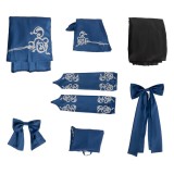 Fate/stay night Saber Altria Pendragon Women Blue Dress Cosplay Costume Halloween Carnival Outfit