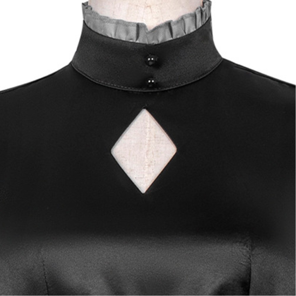 Fate/stay night Saber Alter Altria Pendragon Women Black Dress Cosplay Costume Halloween Carnival