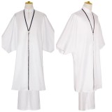 Fate/Grand Order Enkidu Unisex White Cosplay Costume Halloween Carnival Outfit