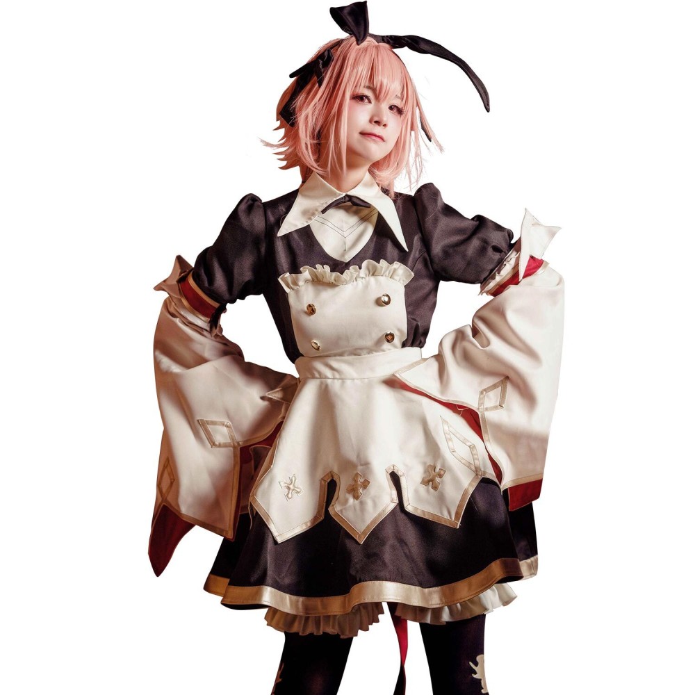 Fate/Grand Order Astolfo Saber Femboy Clothing Suit Cosplay Costume Halloween Carnival Outfit