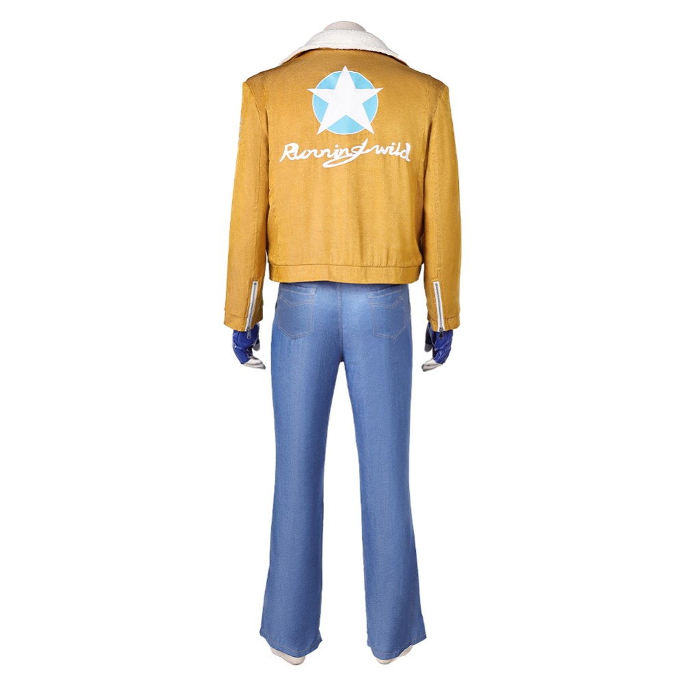 Fatal Fury Terry Bogard Yellow Jacket Pants Set Cosplay Costume Halloween Carnival Outfit