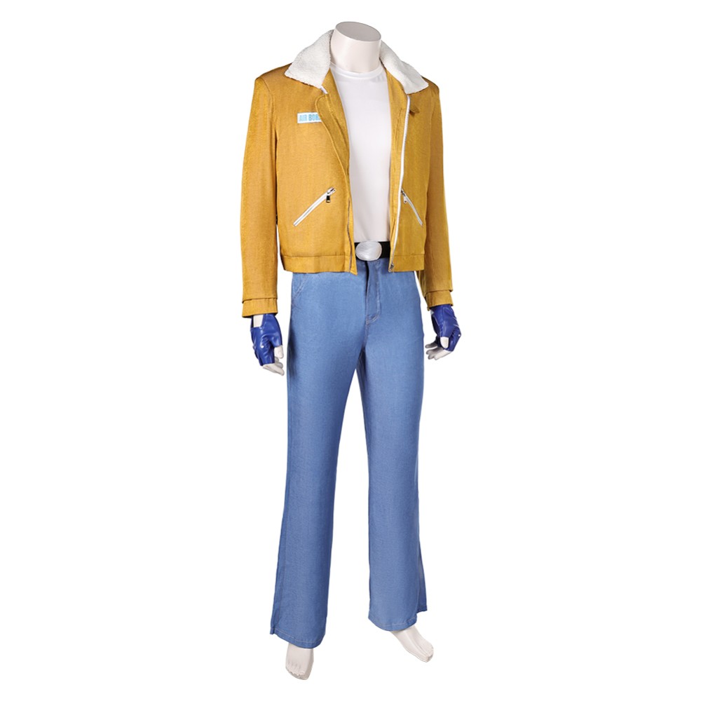 Fatal Fury Terry Bogard Yellow Jacket Pants Set Cosplay Costume Halloween Carnival Outfit