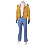 Fatal Fury Terry Bogard Yellow Jacket Pants Set Cosplay Costume Halloween Carnival Outfit