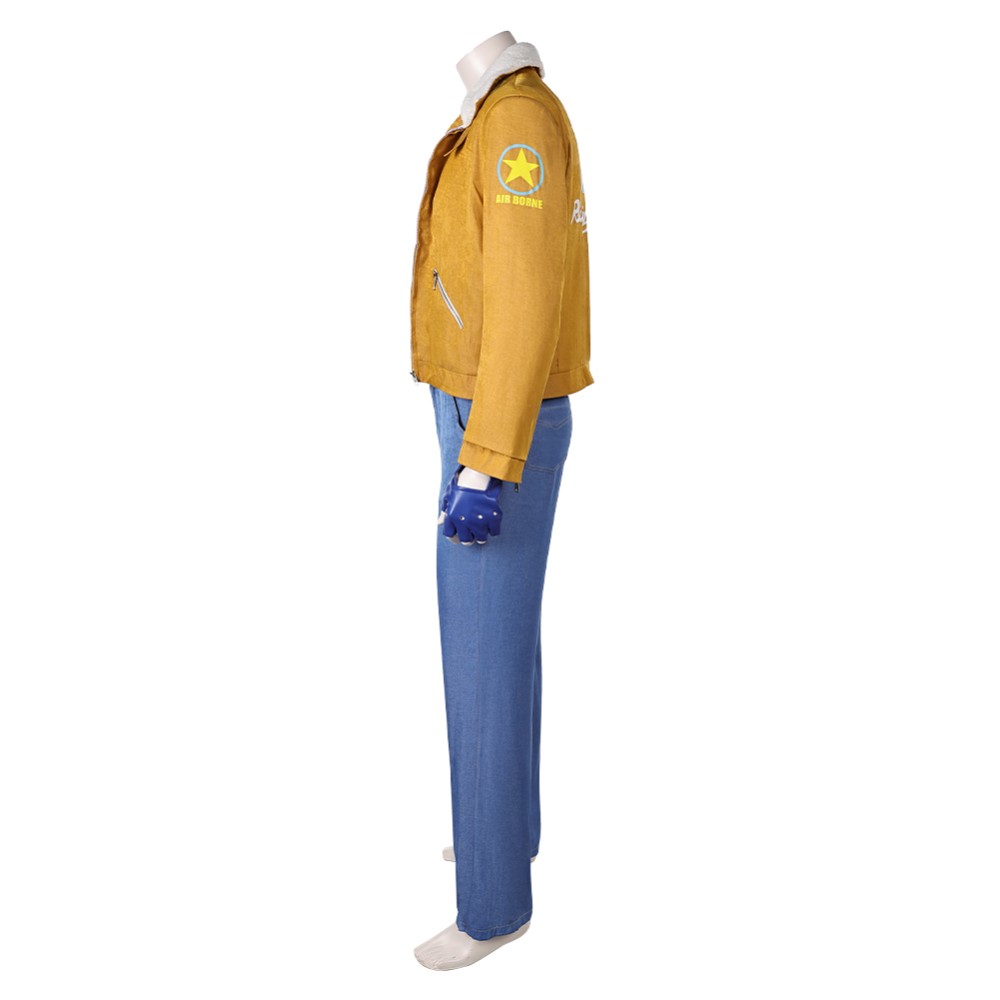 Fatal Fury Terry Bogard Yellow Jacket Pants Set Cosplay Costume Halloween Carnival Outfit