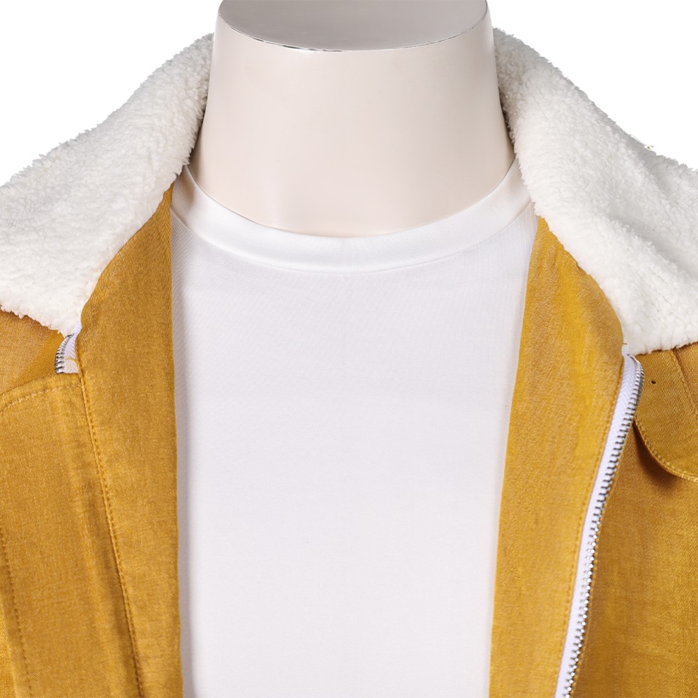 Fatal Fury Terry Bogard Yellow Jacket Pants Set Cosplay Costume Halloween Carnival Outfit