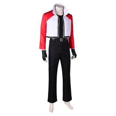 Fatal Fury: City of the Wolves Rock Howard Men Jacket Set Cosplay Costume Halloween Carnival Outfit