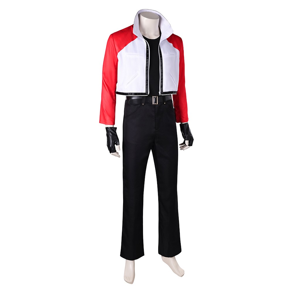 Fatal Fury: City of the Wolves Rock Howard Men Jacket Set Cosplay Costume Halloween Carnival Outfit