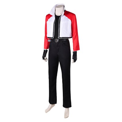 Fatal Fury: City of the Wolves Rock Howard Men Jacket Set Cosplay Costume Halloween Carnival Outfit