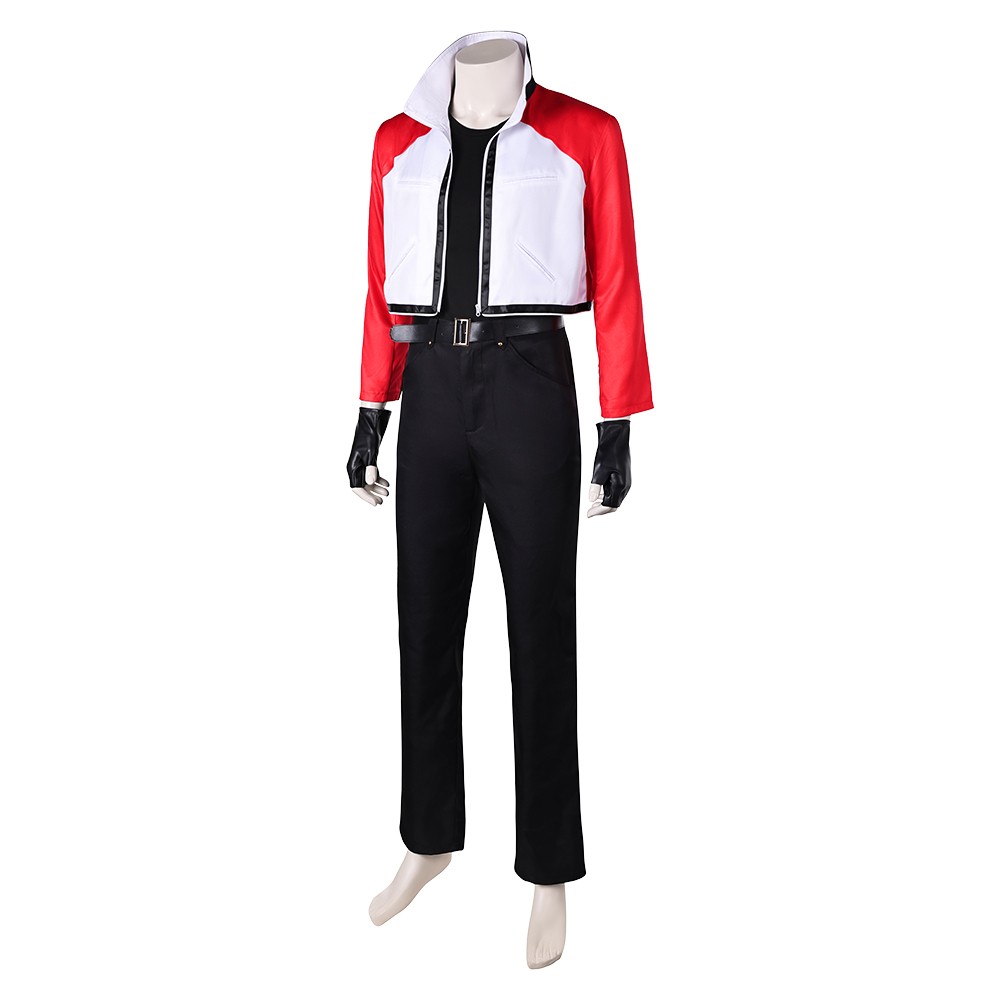 Fatal Fury: City of the Wolves Rock Howard Men Jacket Set Cosplay Costume Halloween Carnival Outfit