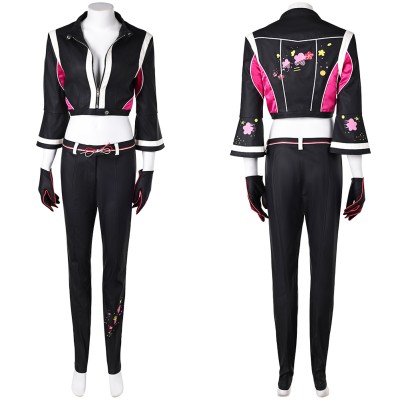 Fatal Fury: City of the Wolves Mai Shiranui Leather Cosplay Costume Halloween Carnival Outfit