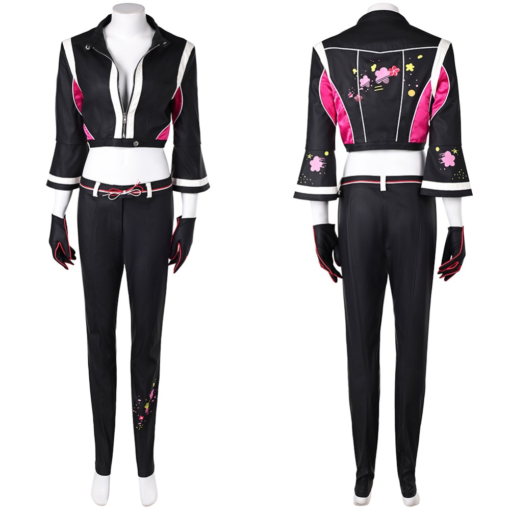 Fatal Fury: City of the Wolves Mai Shiranui Leather Cosplay Costume Halloween Carnival Outfit