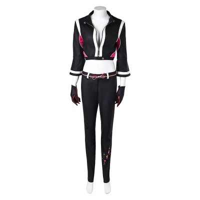 Fatal Fury: City of the Wolves Mai Shiranui Leather Cosplay Costume Halloween Carnival Outfit