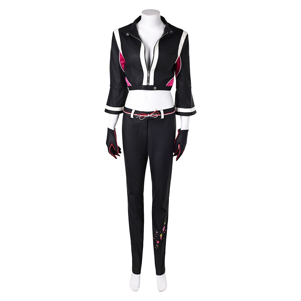 Fatal Fury: City of the Wolves Mai Shiranui Leather Cosplay Costume Halloween Carnival Outfit