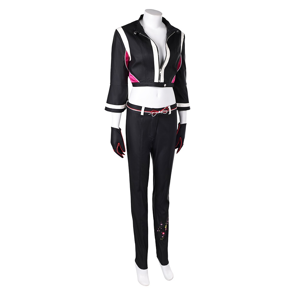 Fatal Fury: City of the Wolves Mai Shiranui Leather Cosplay Costume Halloween Carnival Outfit