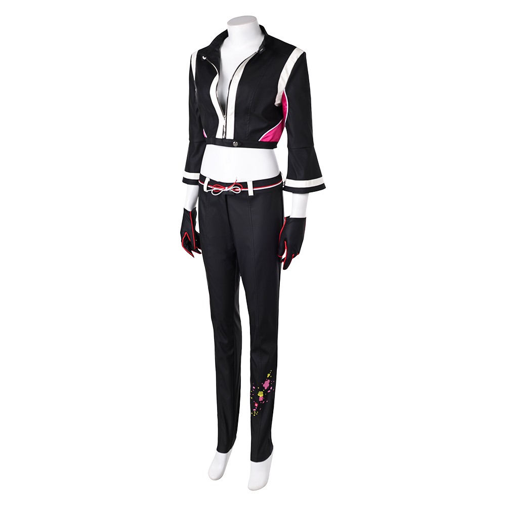 Fatal Fury: City of the Wolves Mai Shiranui Leather Cosplay Costume Halloween Carnival Outfit