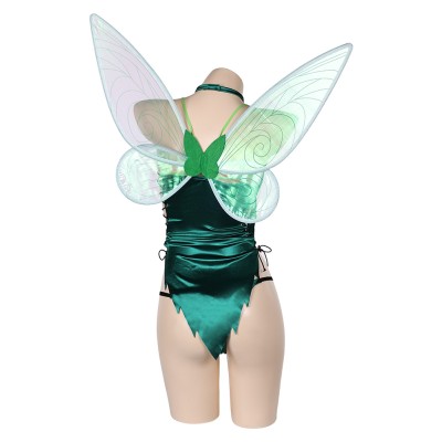 Christmas Fairy Green Sexy Christmas Cosplay Costume Halloween Carnival Outfit