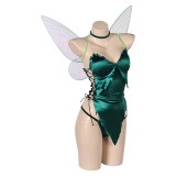 Christmas Fairy Green Sexy Christmas Cosplay Costume Halloween Carnival Outfit