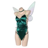 Christmas Fairy Green Sexy Christmas Cosplay Costume Halloween Carnival Outfit