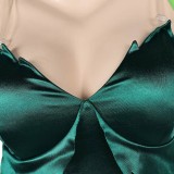 Christmas Fairy Green Sexy Christmas Cosplay Costume Halloween Carnival Outfit