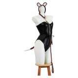 Euphoria Season 3 Cassie Women Black Puppy Cosplay Costume Halloween Carnival Outfit