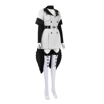 Esdeath Women White Cosplay Costume Halloween Carnival Outfit