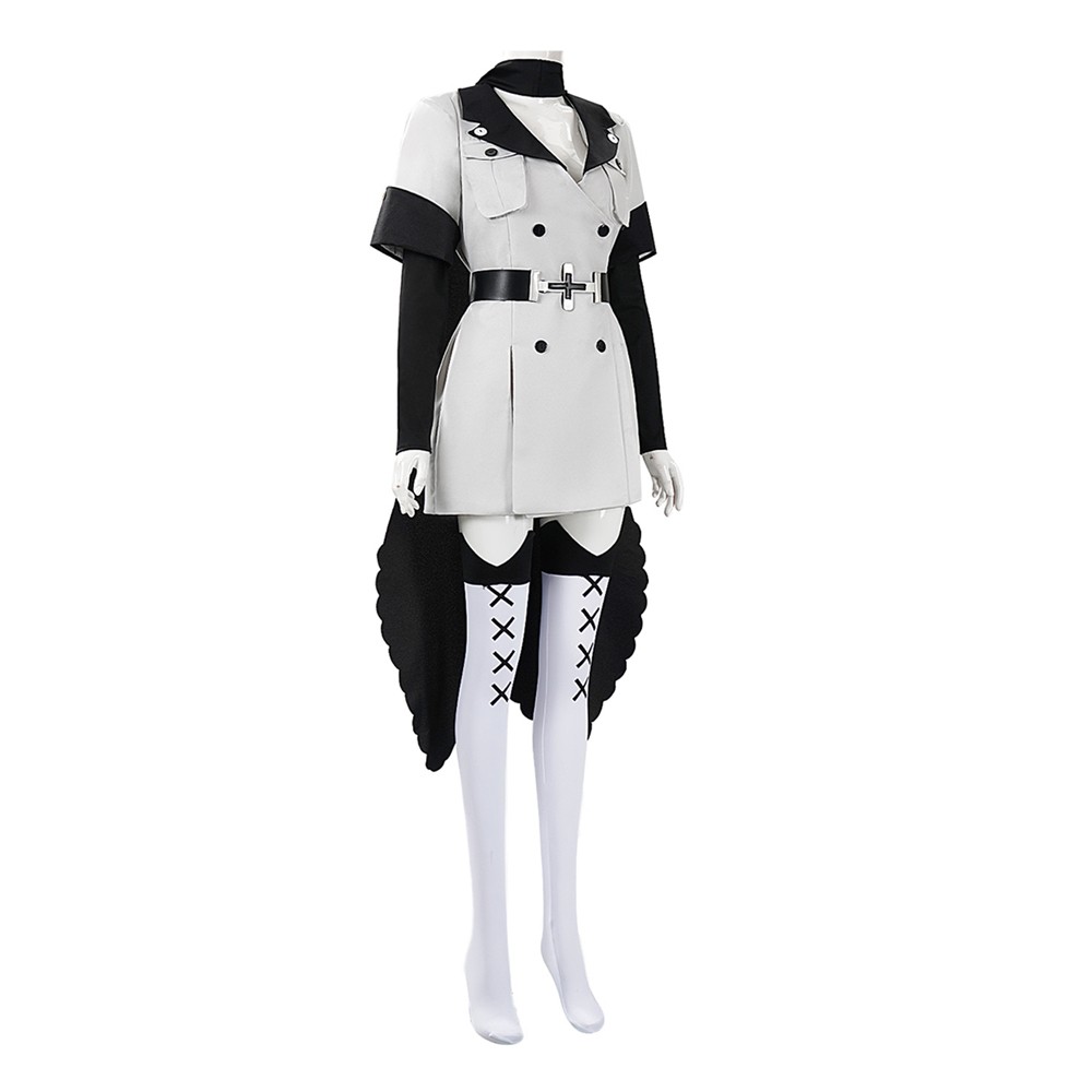 Esdeath Women White Cosplay Costume Halloween Carnival Outfit