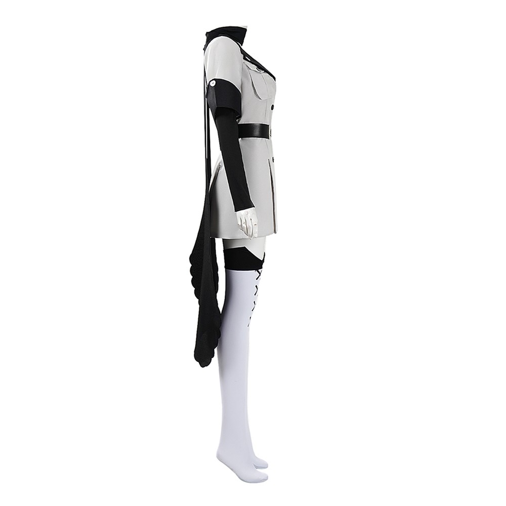 Esdeath Women White Cosplay Costume Halloween Carnival Outfit