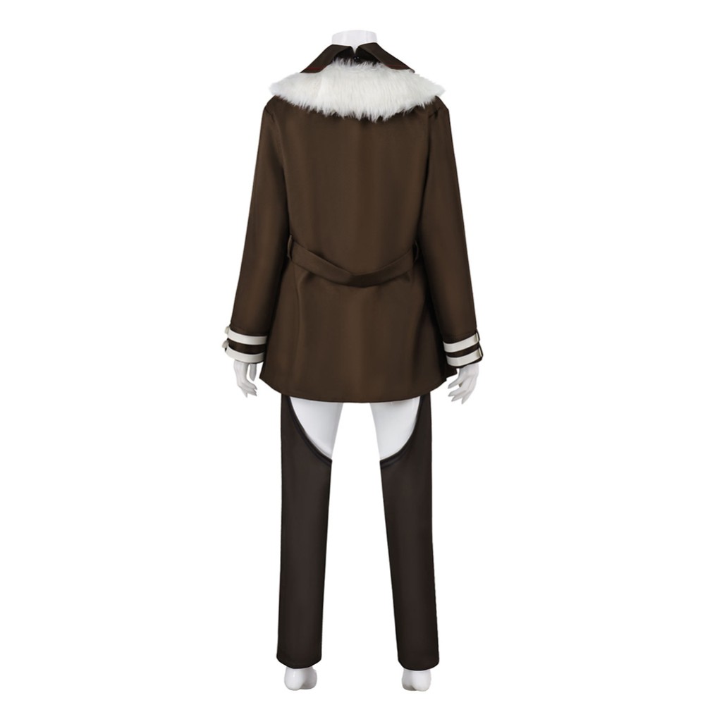 Eris Greyrat Women Brown With Coat Cosplay Costume Halloween Carnival Outfit