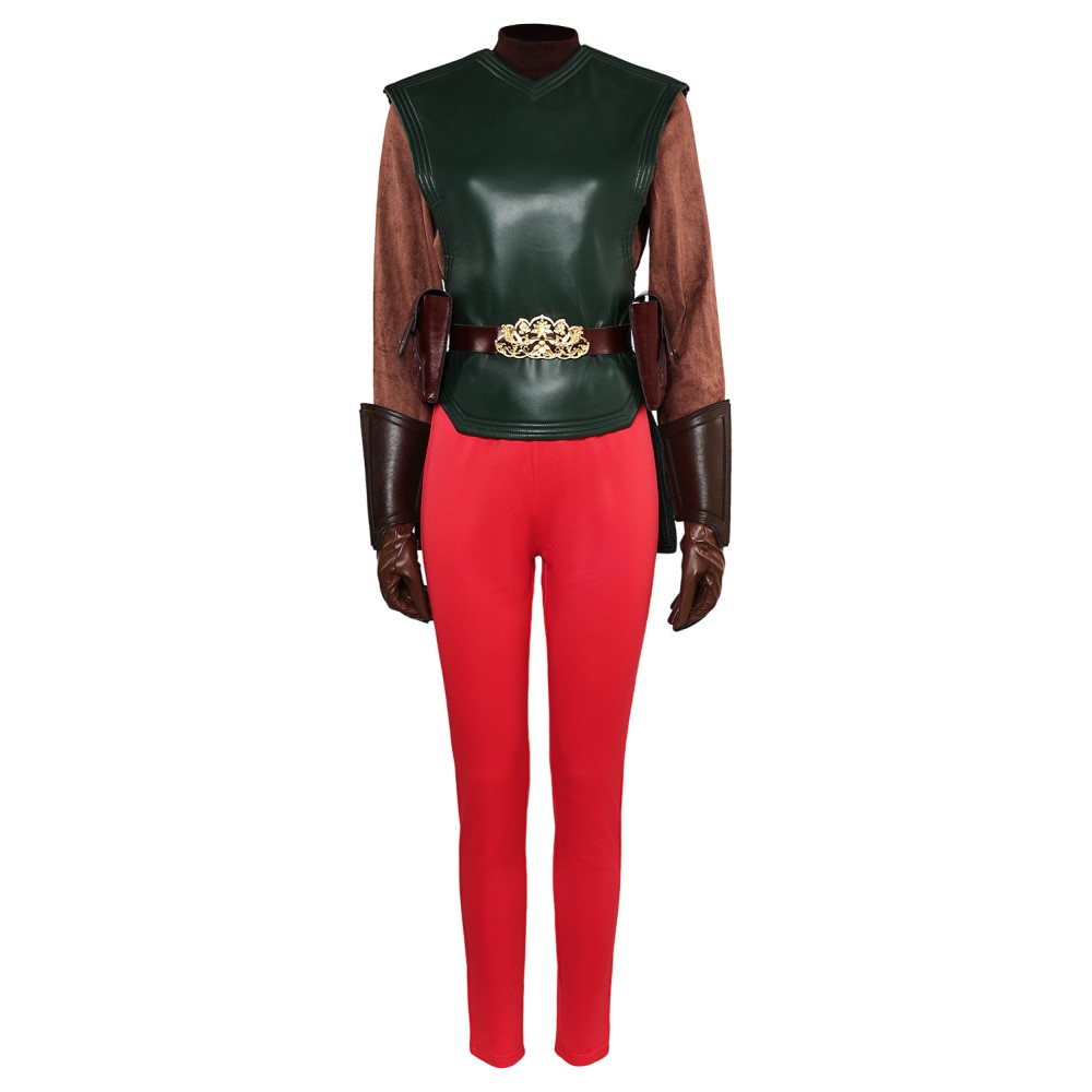 Episode II - Attack of the Clones Padme Amidala Coruscant Attack Pilot Clothing Suit Cosplay Costume Halloween Carnival Outfit