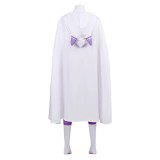 Emilia Women Purple Jumpsuit With Cloak Cosplay Costume Halloween Carnival Outfit