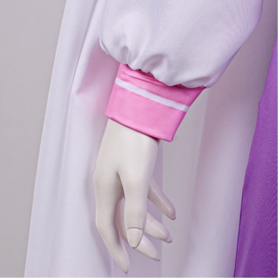 Emilia Women Purple Jumpsuit With Cloak Cosplay Costume Halloween Carnival Outfit