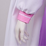 Emilia Women Purple Jumpsuit With Cloak Cosplay Costume Halloween Carnival Outfit