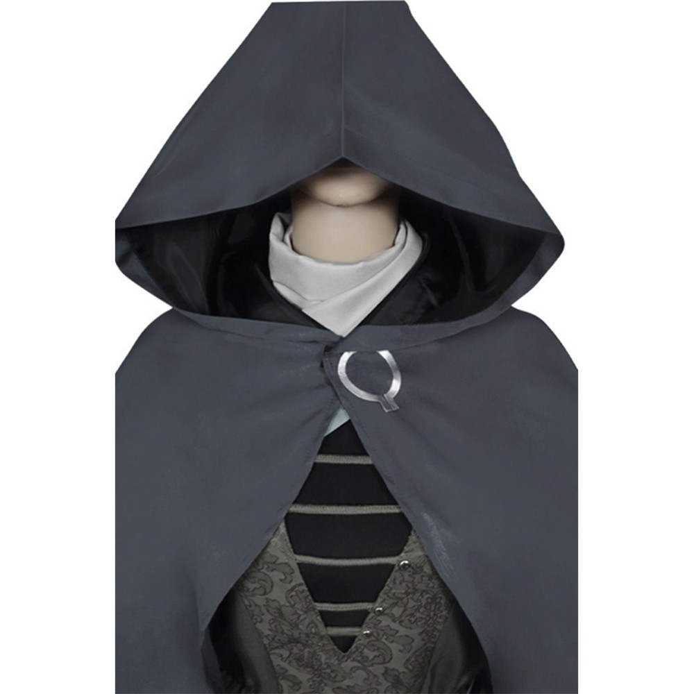 Elden Ring Melina Women Gray Hat Robe Cosplay Costume Halloween Carnival Outfit