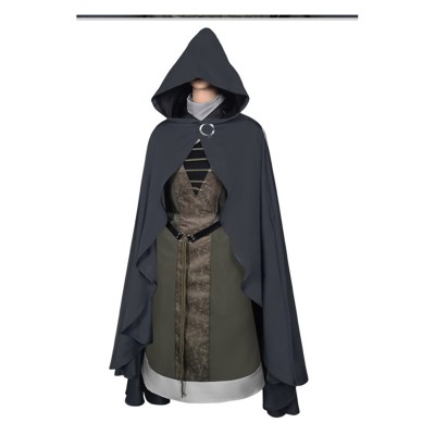 Elden Ring Melina Women Gray Hat Robe Cosplay Costume Halloween Carnival Outfit