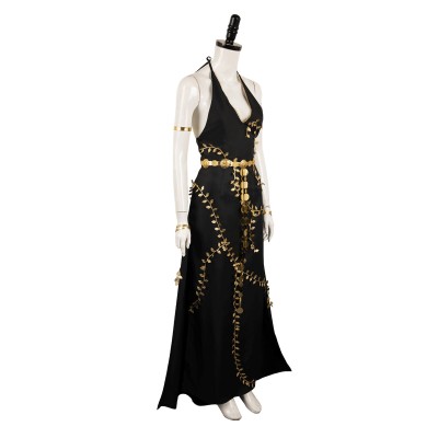 Elden Ring Marika Women Black Dress Set Suit Cosplay Costume Halloween Carnival Outfit