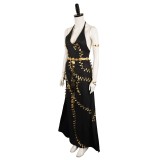 Elden Ring Marika Women Black Dress Set Suit Cosplay Costume Halloween Carnival Outfit