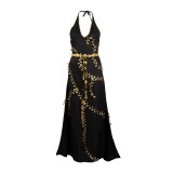 Elden Ring Marika Women Black Dress Set Suit Cosplay Costume Halloween Carnival Outfit