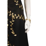 Elden Ring Marika Women Black Dress Set Suit Cosplay Costume Halloween Carnival Outfit