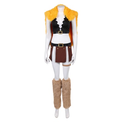 Elbaph Arc Nami Women Black Cosplay Costume Halloween Carnival Outfit