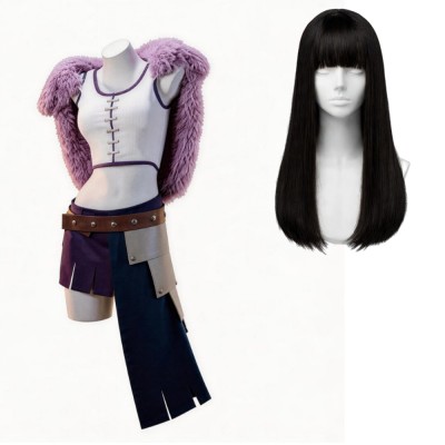 Elbaf Arc Nico Robin Women Purple Cosplay Costume Halloween Carnival Outfit