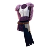 Elbaf Arc Nico Robin Women Purple Cosplay Costume Halloween Carnival Outfit
