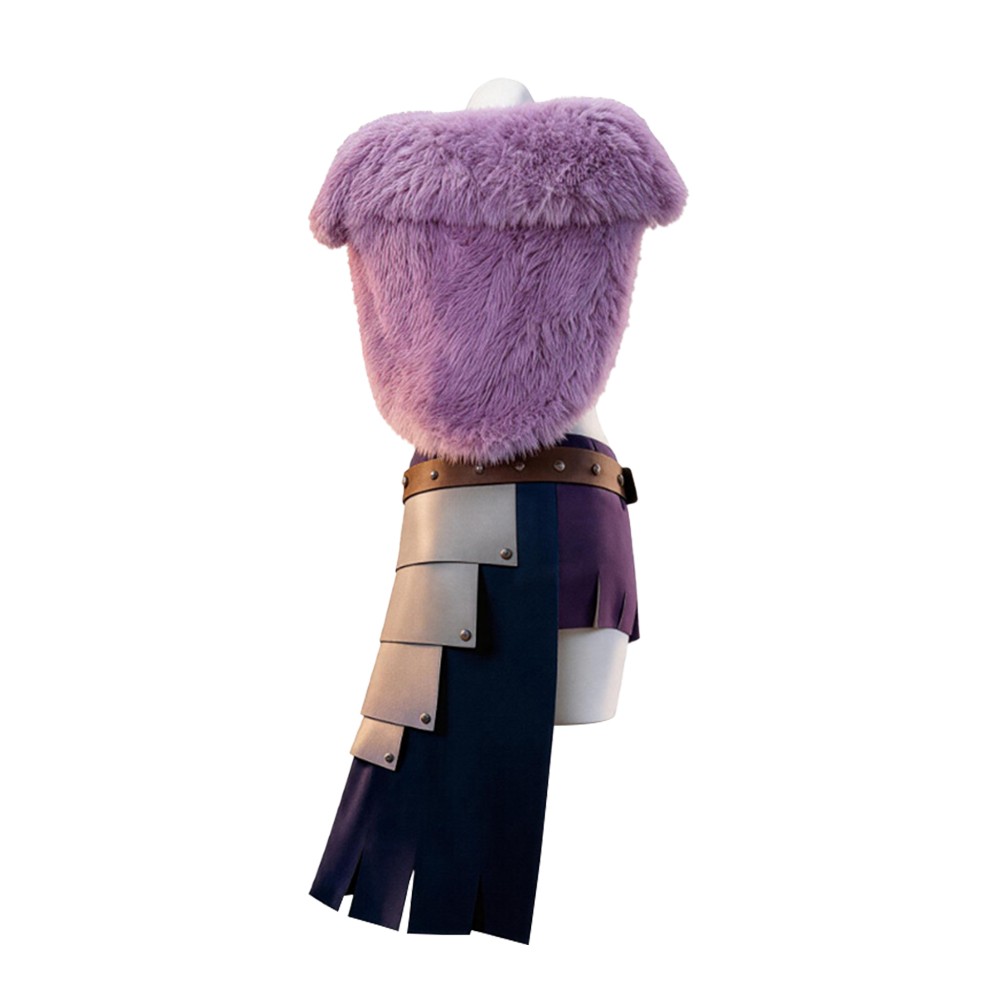 Elbaf Arc Nico Robin Women Purple Cosplay Costume Halloween Carnival Outfit