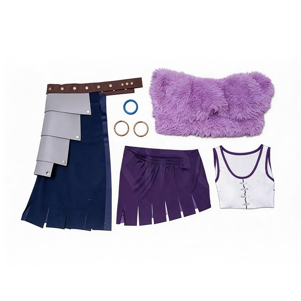 Elbaf Arc Nico Robin Women Purple Cosplay Costume Halloween Carnival Outfit