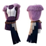 Elbaf Arc Nico Robin Women Purple Cosplay Costume Halloween Carnival Outfit