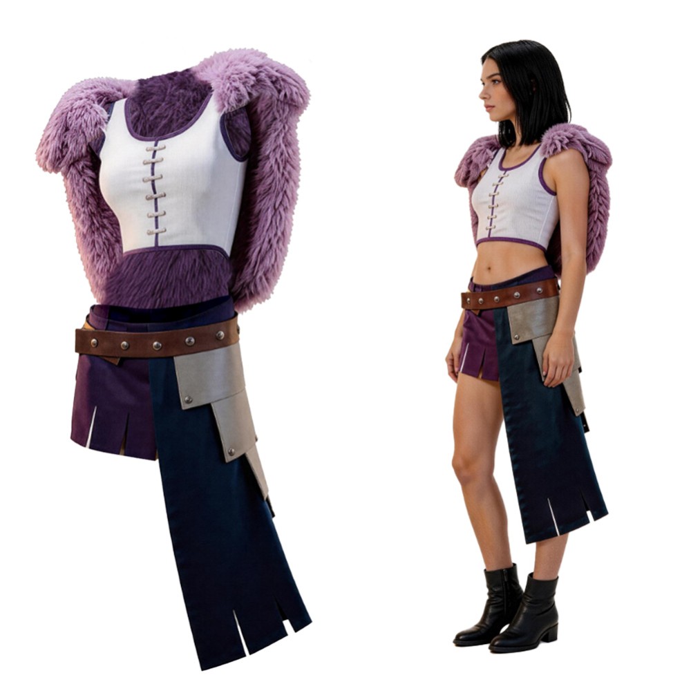 Elbaf Arc Nico Robin Women Purple Cosplay Costume Halloween Carnival Outfit