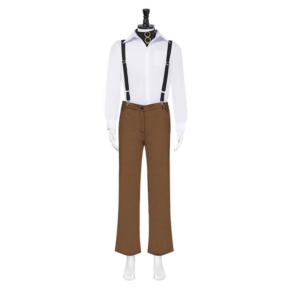 Edward Scissorhands Edward Overalls Suit Cosplay Costume Halloween Carnival Outfit