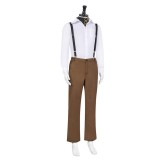 Edward Scissorhands Edward Overalls Suit Cosplay Costume Halloween Carnival Outfit